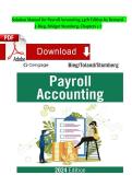 Solution Manual for Payroll Accounting 34th Edition by Bernard   &NewLine;J&period; Bieg&comma; Bridget Stomberg&comma; Chapters 1-7 &NewLine;