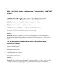 BIOD 331 Module 4 Exam&colon; Cardiovascular Pathophysiology 2026&sol;2027&NewLine;UPDATE