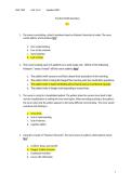 3100 Practice NCLEX Exam 1 Comprehensive Questions &lpar;Frequently Tested&rpar; with Verified Answers Graded A&plus;