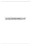 Goederenrecht Samenvatting &vert; Universiteit Gent &vert; 2025&sol;26