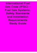 International Fuel Gas Code &lpar;IFGC&rpar; 2026 Updated Study Guide&colon; Fuel Gas Systems&comma; Safety Standards&comma; Installation Requirements and Code Compliance