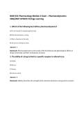 BIOD 351 Pharmacology Module 2 Exam &ndash; Pharmacodynamics&NewLine;2026&sol;2027 UPDATE Portage Learning