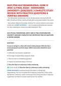 NUR 2755 MULTIDIMENSIONAL CARE IV &lpar;MDC 4&rpar; FINAL EXAM &ndash; RASMUSSEN UNIVERSITY &lpar;2026&sol;2027&rpar; &vert; COMPLETE STUDY REVIEW WITH PRACTICE QUESTIONS & VERIFIED ANSWERS