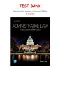Test Bank for Administrative Law&colon; Bureaucracy in a Democracy 7th Edition by Daniel Hall&comma; Chapter 1-11 &vert; All Chapters