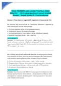 TEXAS PROPERTY AND CASUALTY ACTUAL EXAM 2026&sol;2027 &vert; 200 Practice Questions &vert; Correct Detailed Answers &vert; Already Graded A &vert; Pass Guaranteed&NewLine;&NewLine;
