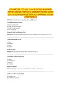 FCTC Written Test Prep Exam Questions & Answers with Rationales &vert; Firefighter Candidate Testing Center &lpar;FCTC&rpar; Study Guide &vert; Latest 2026&ndash;2027 Edition