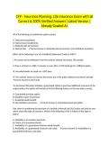 CFP - Insurance Planning&colon; Life Insurance Exam with all Correct & 100&percnt; Verified Answers &vert;Latest Version &vert;Already Graded A&plus;
