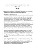 WGU C845&colon; Task 1 MANAGING SECURITY OPERATIONS AND ACCESS CONTROLS &ndash; 2026 update