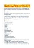 ATI CAPSTONE FUNDAMENTALS QUESTIONS WITH&NewLine;VERIFIED ANSWERS 2026 &vert; Latest Questions &vert; A&plus;