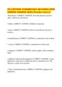 ATI CAPSTONE FUNDAMENTALS QUESTIONS WITH&NewLine;VERIFIED ANSWERS 2026 &vert; Practice Test &vert; A&plus;
