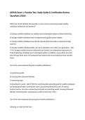 AWMA Exam 1&colon; Practice Test&comma; Study Guide & Certification Review Questions &lpar;2026&rpar;