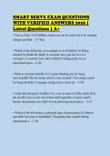 SMART SERVE EXAM QUESTIONS&NewLine;WITH VERIFIED ANSWERS 2026 &vert;&NewLine;Latest Questions &vert; A&plus;&NewLine;&bull; True or False&colon; Civil liability means you can 