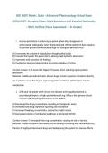 NSG 6001 Week 2 Quiz &ndash; Advanced Pharmacology Actual Exam 2026&sol;2027&colon; Complete Exam-Style Questions with Detailed Rationales &vert; 100&percnt; Verified &vert; Pass Guaranteed &ndash; A&plus; Graded