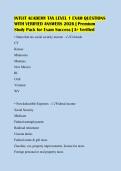 INTUIT ACADEMY TAX LEVEL 1 EXAM QUESTIONS&NewLine;WITH VERIFIED ANSWERS 2026 &vert; Premium&NewLine;Study Pack for Exam Success &vert; A&plus; Verified&NewLine;