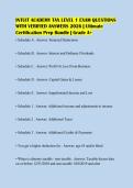 INTUIT ACADEMY TAX LEVEL 1 EXAM QUESTIONS&NewLine;WITH VERIFIED ANSWERS 2026 &vert; Ultimate&NewLine;Certification Prep Bundle &vert; Grade A&plus;