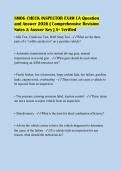 SMOG CHECK INSPECTOR EXAM CA Question&NewLine;and Answer 2026 &vert; Comprehensive Revision&NewLine;Notes & Answer Key &vert; A&plus; Verified