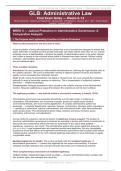Administrative law - Final Exam &lpar;2026&rpar;&semi; Weeks 8 - 14