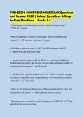 PMK-EE E-6 COMPREHENSIVE EXAM Question&NewLine;and Answer 2026 &vert; Latest Questions & Step by-Step Solutions &vert; Grade A&plus;&NewLine;
