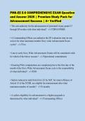 PMK-EE E-6 COMPREHENSIVE EXAM Question&NewLine;and Answer 2026 &vert; Premium Study Pack for&NewLine;Advancement Success &vert; A&plus; Verified&NewLine;