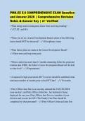 PMK-EE E-6 COMPREHENSIVE EXAM Question&NewLine;and Answer 2026 &vert; Comprehensive Revision&NewLine;Notes & Answer Key &vert; A&plus; Verified