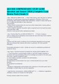 QLD BAR COMPREHENSIVE STUDY GUIDE&NewLine;Question and Answer 2026 &vert; Complete Exam&NewLine;Review Pack &vert; Grade A&plus;&NewLine;