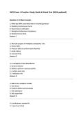 WPC Exam 1 Practice&colon; Study Guide & Mock Test &lpar;2026 updated&rpar;