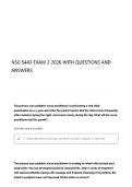 NSG 5442 Exam  ALL ACTUAL QUESTIONS AND CORRECT ANSWERS WITH RATIONALE &vert; NEW UPDATE