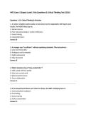 WPC Exam 3 &lpar;Expert Level&rpar;&colon; Trick Questions & Critical Thinking Test &lpar;2026&rpar;