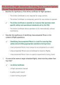 PSA Airlines Flight Attendant Training 2026 &vert; Latest Update &NewLine;&vert; Exam Prep Questions & Answers &vert; Graded A&plus;