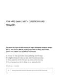 NSG 5442 Exam  ALL ACTUAL QUESTIONS AND CORRECT ANSWERS WITH RATIONALE &vert; NEW UPDATE
