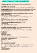 aorn periop 101 final exam questions and answers &vert; complete perioperative nursing study guide