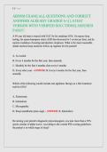 &NewLine;ABDSM EXAM&vert;&vert; ALL QUESTIONS AND CORRECT &NewLine;ANSWERS ALREADY GRADED A&plus;&vert;&vert; LATEST &NewLine;VERSION WITH VERIFIED SOLUTIONS&vert;&vert; ASSURED &NewLine;PASS&excl;&excl;&excl; 