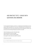HESI practice test 2 - Evolve  Questions and Answers Actual Test with complete solution&sol;100&percnt; Verified&period;
