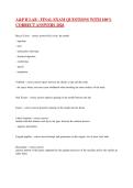 A&P II LAB - FINAL EXAM QUESTIONS WITH 100&percnt;&NewLine;CORRECT ANSWERS 2026