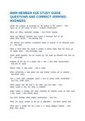 BMW MEMBER ASE STUDY GUIDE QUESTIONS AND CORRECT VERIFIED ANSWERS