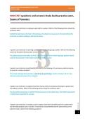 NHA CPCT questions and answers Study Guide practice exam&comma; Exams of Forensics