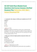 ICC ECP Soils Plans Module Exam &NewLine;Questions And Correct Answers &lpar;Verified &NewLine;Answers&rpar; Plus Rationales 2026 Q&A &vert; &NewLine;Instant Download Pdf