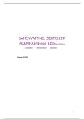 Samenvatting Ziekteleer Ademhalingsstelsel &vert; KU Leuven &vert; 2025&sol;26