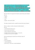 A&P 1 FINAL EXAM&comma; STRAIGHTERLINE ANATOMY&NewLine;AND PHYSIOLOGY 1&comma; STRAIGHTERLINE A&P 1&NewLine;CUMULATIVE FINAL&comma; STRAIGHTERLINE AP1 FINAL&NewLine;REVIEW&comma; STRAIGHTERLINE A&P 1 CUMULATIVE&NewLine;FINAL QUESTIONS WITH 100&percnt; CORRECT ANSWERS