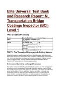 2026&sol;2027 S-Tier Elite Test Bank&colon; NewfoundLand and Labrador Bridge Coatings Inspector &lpar;BCI&rpar; Level 1 & NL Section 921 Masterclass