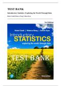 Test Bank &mdash; Introductory Statistics&colon; Exploring the World Through Data&comma; 3rd Edition &lpar;Gould&comma; Wong & Ryan&comma; 2020&rpar; &vert; All Chapters 1-14 Covered