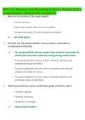 BIOS 252 Anatomy and Physiology II Exam 1 Review 2026 &vert; &NewLine;Comprehensive Study Guide &vert; Graded A&plus;