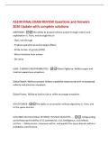 AS100 FINAL EXAM REVIEW Questions and Answers&NewLine;2026 Update with complete solutions