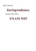 MN Dental Jurisprudence Exam Study Guide & Test Bank &lpar;2026&sol;2027&rpar; &vert; Complete Q&As for Dentists&comma; DH&comma; and LDA