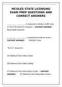 MCOLES State Licensing Exam Prep &ndash; Verified Q&A for Police Certification&NewLine;&NewLine;