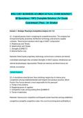 WGU C201 BUSINESS ACUMEN ACTUAL EXAM 2026&sol;2027 &vert; 58 Questions &vert; 100&percnt; Complete Solution &vert; A&plus; Grade Guaranteed &vert; Pass - A&plus; Graded&NewLine;&NewLine;