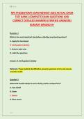 NPS PHLEBOTOMY EXAM NEWEST 2026&sol;2027 ACTUAL &NewLine;EXAM TEST BANK&vert; COMPLETE  REAL EXAM QUESTIONS &NewLine;AND CORRECT DETAILED ANSWERS &lpar;VERIFIED &NewLine;ANSWERS&rpar; ALREADY GRADED A&plus; 
