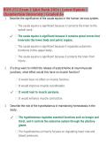 BIOS 252 Exam 2 Q&A Bank 2026 &vert; Latest Update &vert; &NewLine;Chamberlain University &vert; Graded A&plus;