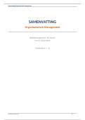 Samenvatting Organisatorisch Management &vert; KU Leuven &vert; 2025&sol;26