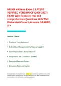 NR 599 midterm Exam 2 LATEST VERIFIED VERSION OF -2026-2027- EXAM With Expected real and comprehensive Questions With Well Elaborated Correct Answers GRADED A &plus;&period;